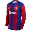 Camiseta de fútbol Manga Larga FC Barcelona Gavi 6 Primera Equipación 23-24 - Hombre